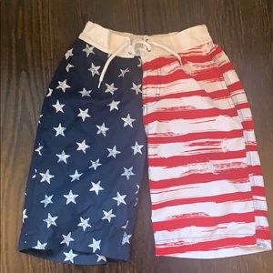Trunks boys small swim shorts  Stars and Stripes
